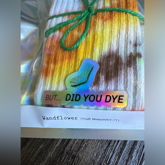 But did you dye, tie dye Nike socks - Picture 2 of 4